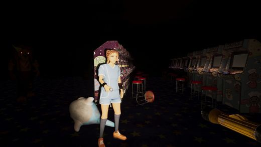 Screenshot 2: Exploring the arcade